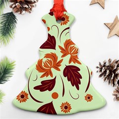 Folk Flowers Pattern Ornament (christmas Tree)  by Eskimos