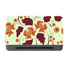 Folk Flowers Pattern Memory Card Reader With Cf by Eskimos