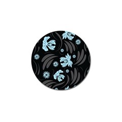 Folk Flowers Pattern Golf Ball Marker by Eskimos