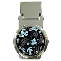 Folk Flowers Pattern Money Clip Watches by Eskimos