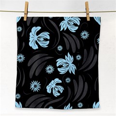 Folk Flowers Pattern Face Towel by Eskimos