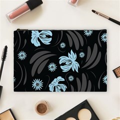 Folk Flowers Pattern Cosmetic Bag (large) by Eskimos