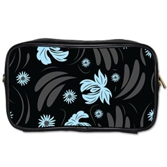 Folk Flowers Pattern Toiletries Bag (one Side) by Eskimos