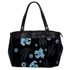 Folk Flowers Pattern Oversize Office Handbag by Eskimos