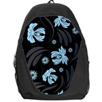 Folk flowers pattern Backpack Bag Front