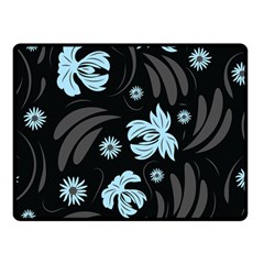 Folk Flowers Pattern Double Sided Fleece Blanket (small)  by Eskimos