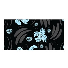 Folk Flowers Pattern Satin Wrap by Eskimos