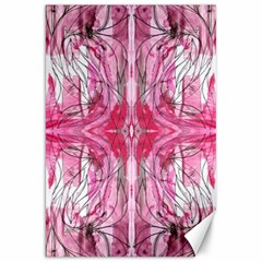 Magenta Marbling Symmetry Canvas 20  X 30  by kaleidomarblingart