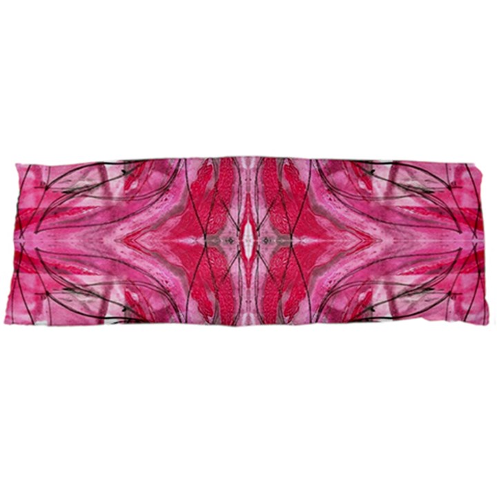 Magenta marbling symmetry Body Pillow Case (Dakimakura)