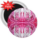 Magenta symmetry IV 3  Magnets (10 pack)  Front