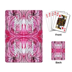 Magenta Symmetry Iv Playing Cards Single Design (rectangle) by kaleidomarblingart