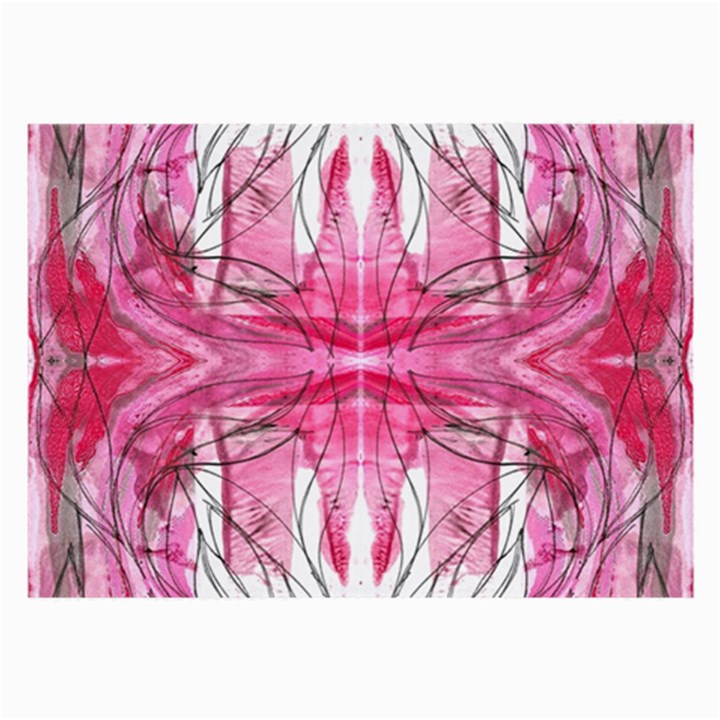 Magenta symmetry IV Large Glasses Cloth