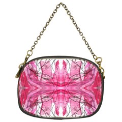 Magenta Symmetry Iv Chain Purse (one Side) by kaleidomarblingart