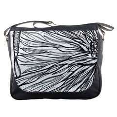 Monochrome Module Messenger Bag by kaleidomarblingart