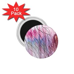 Flowing Petals 1 75  Magnets (10 Pack)  by kaleidomarblingart