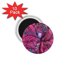 Drawing Petals 1 75  Magnets (10 Pack)  by kaleidomarblingart