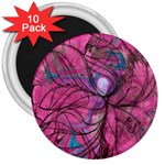 Drawing petals 3  Magnets (10 pack)  Front