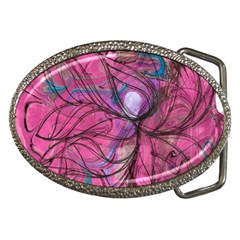 Drawing Petals Belt Buckles by kaleidomarblingart