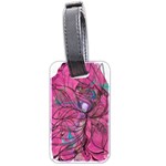 Drawing petals Luggage Tag (two sides) Front