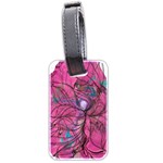 Drawing petals Luggage Tag (two sides) Back