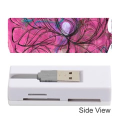 Drawing Petals Memory Card Reader (stick) by kaleidomarblingart