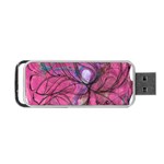 Drawing petals Portable USB Flash (Two Sides) Front