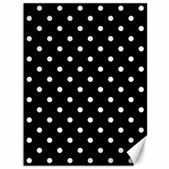 1950 Black White Dots Canvas 36  X 48  by SomethingForEveryone