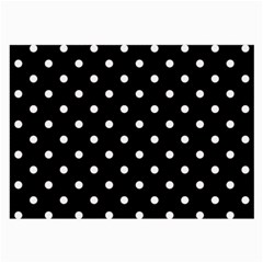 1950 Black White Dots Large Glasses Cloth by SomethingForEveryone