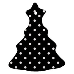 1950 Black White Dots Ornament (christmas Tree)  by SomethingForEveryone