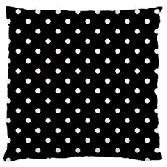 1950 Black White Dots Standard Flano Cushion Case (one Side) by SomethingForEveryone