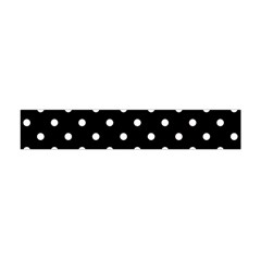 1950 Black White Dots Flano Scarf (mini)