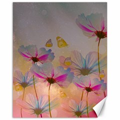 Autumn Flowers  Canvas 16  X 20 