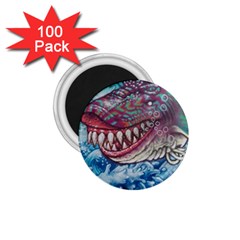 Wth Shark 1 75  Magnets (100 Pack) 