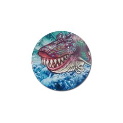 Wth Shark Golf Ball Marker (10 Pack)