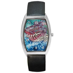 Wth Shark Barrel Style Metal Watch