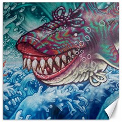 Wth Shark Canvas 12  X 12  by SomethingForEveryone