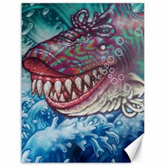 Wth Shark Canvas 18  X 24  by SomethingForEveryone