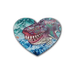 Wth Shark Heart Coaster (4 Pack) 