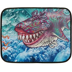 Wth Shark Fleece Blanket (mini) by SomethingForEveryone