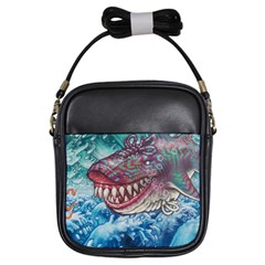 Wth Shark Girls Sling Bag by SomethingForEveryone