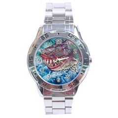 Wth Shark Stainless Steel Analogue Watch