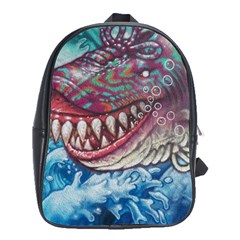 Wth Shark School Bag (xl) by SomethingForEveryone