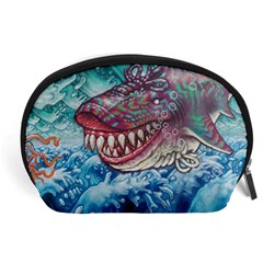 Wth Shark Accessory Pouch (large) by SomethingForEveryone