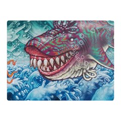 Wth Shark Double Sided Flano Blanket (mini) 