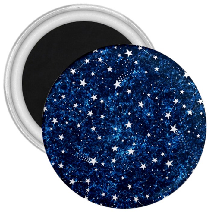 Dark Blue Stars 3  Magnets