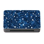 Dark Blue Stars Memory Card Reader with CF Front