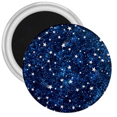 Dark Blue Stars 3  Magnets