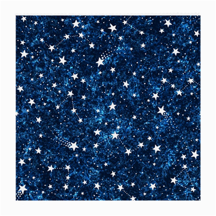 Dark Blue Stars Medium Glasses Cloth (2 Sides)