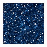 Dark Blue Stars Medium Glasses Cloth (2 Sides) Back