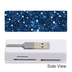 Dark Blue Stars Memory Card Reader (stick)